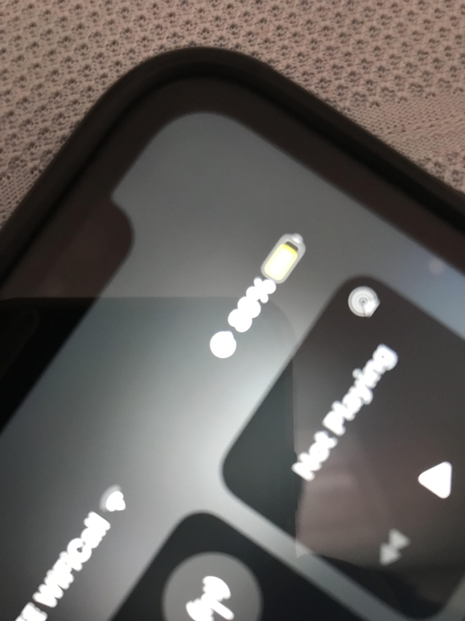 iPhone XR black faint line shadow Apple Community