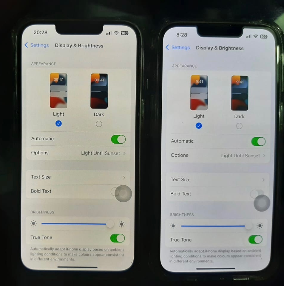 Lower Display brightness and yellowish ap… Apple Community