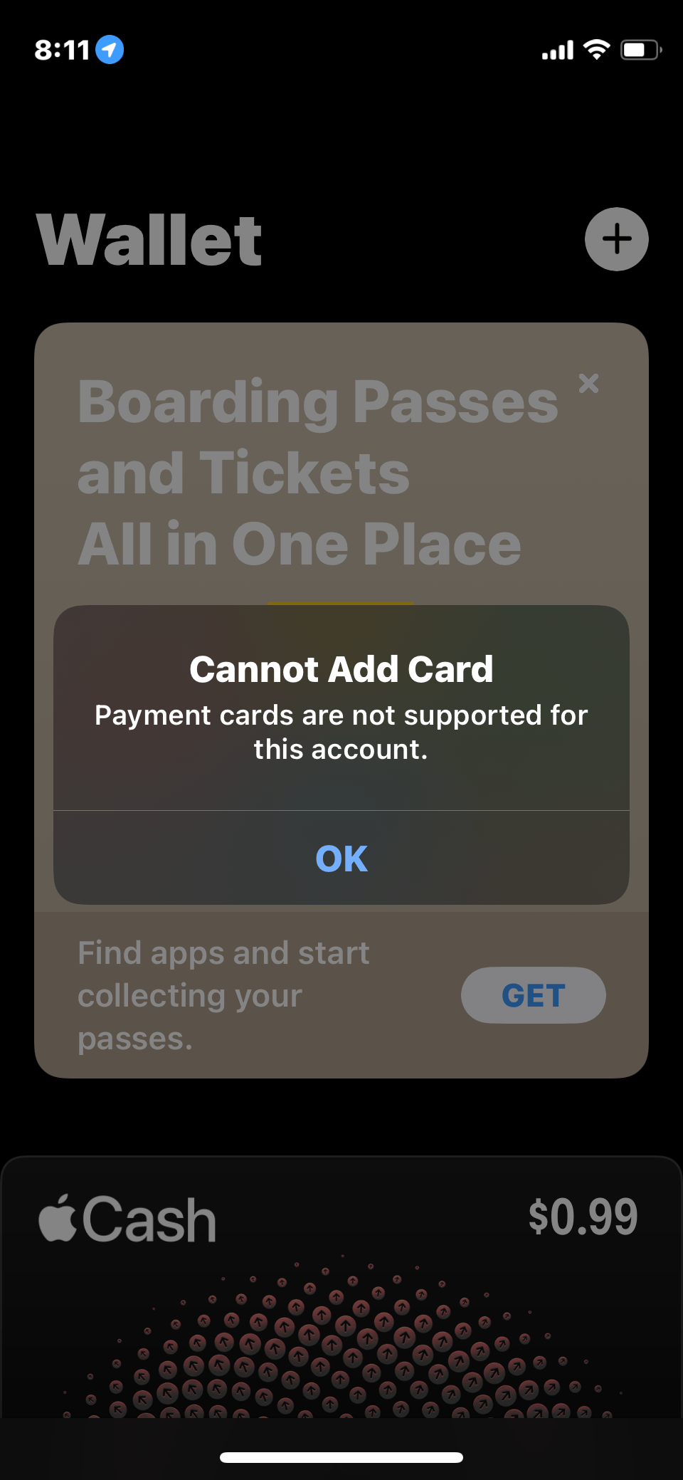 "Cannot Add Card" on my Apple Wallet Apple Community