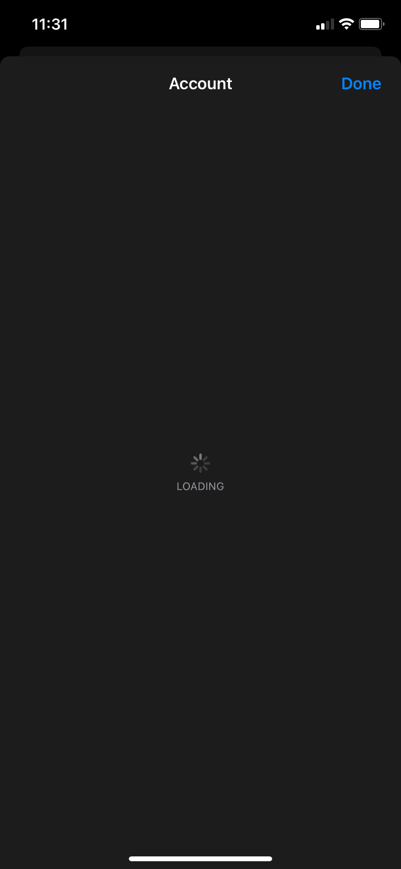 Account won't load on Iphone Apple Community