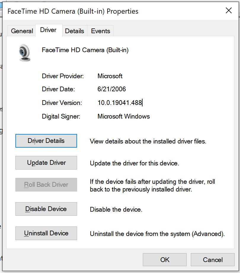 Facetime Camera on Windows Apple Community