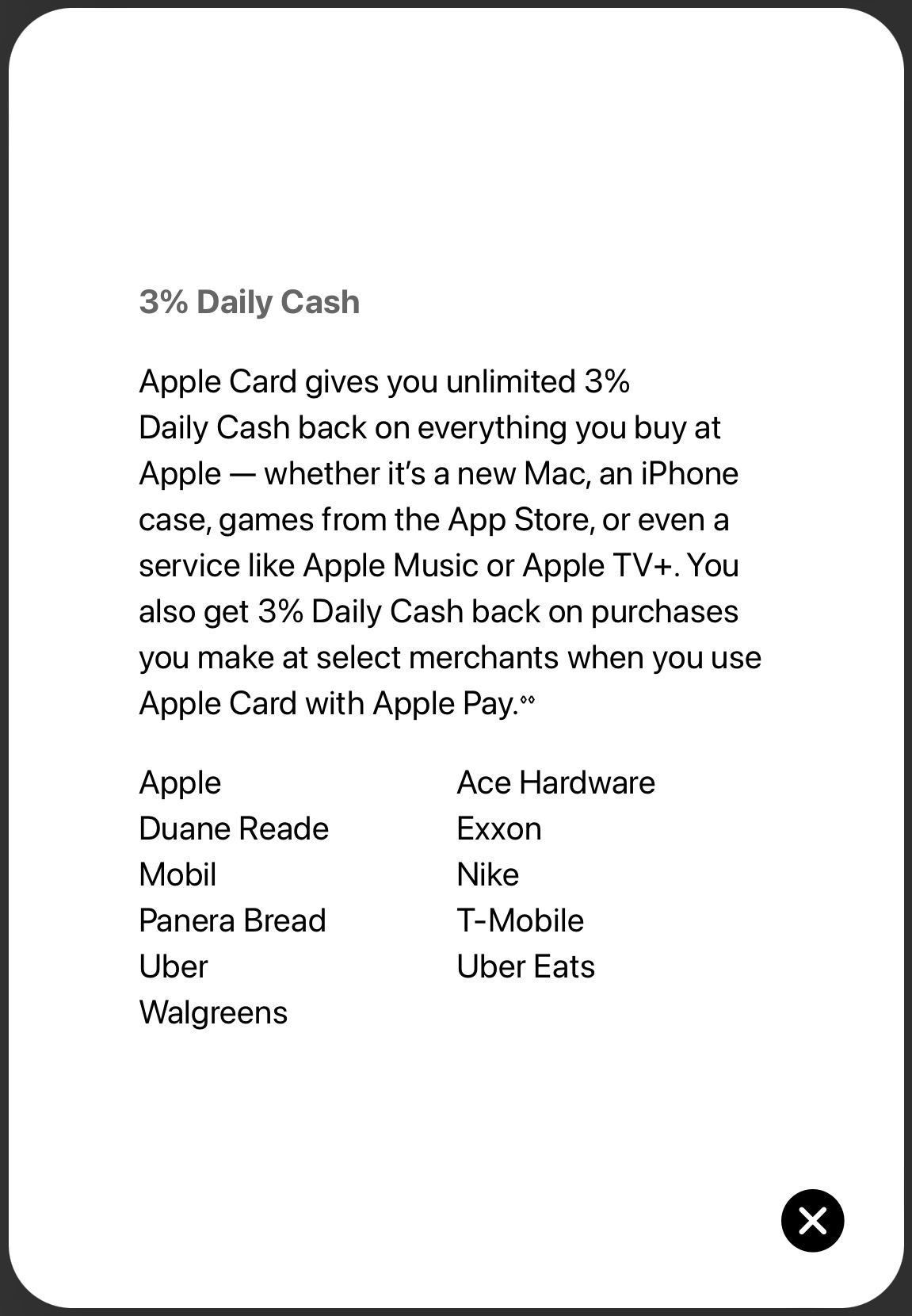 Apple Card, 5 credit Apple Community
