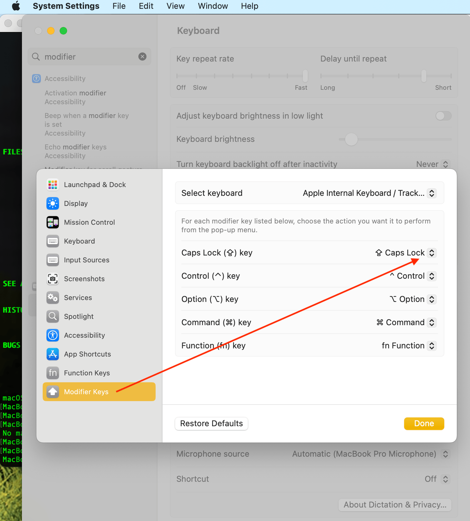 Disable Caps Lock Apple Community