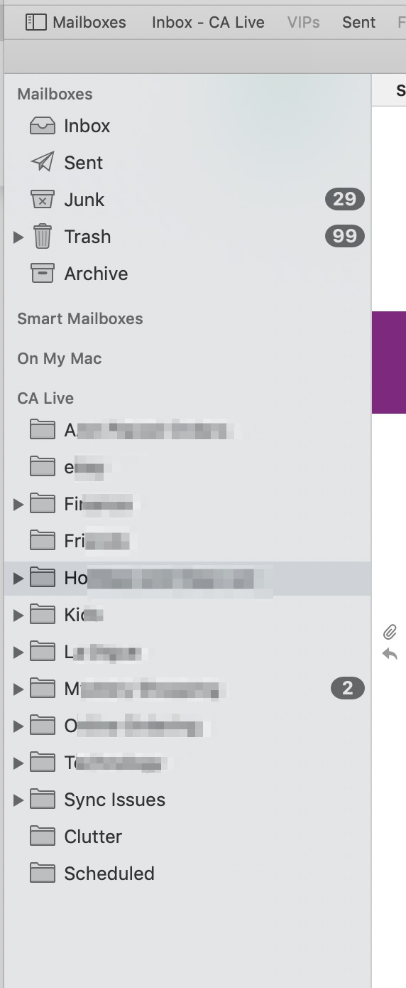 Alphabetical folders in Mail MacBook Pro Apple Community