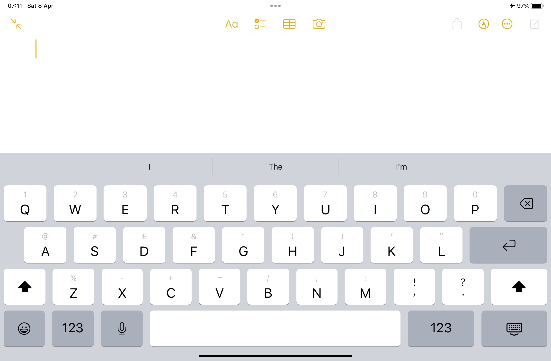 iPad Keyboard Emoji/'?123' buttons chang… Apple Community