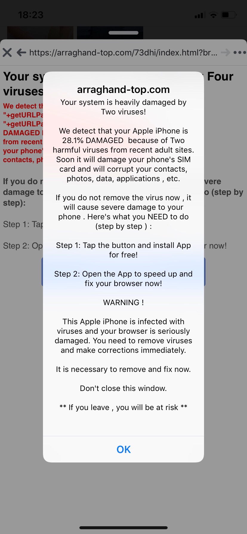 i clicked “ok” on virus warning Apple Community