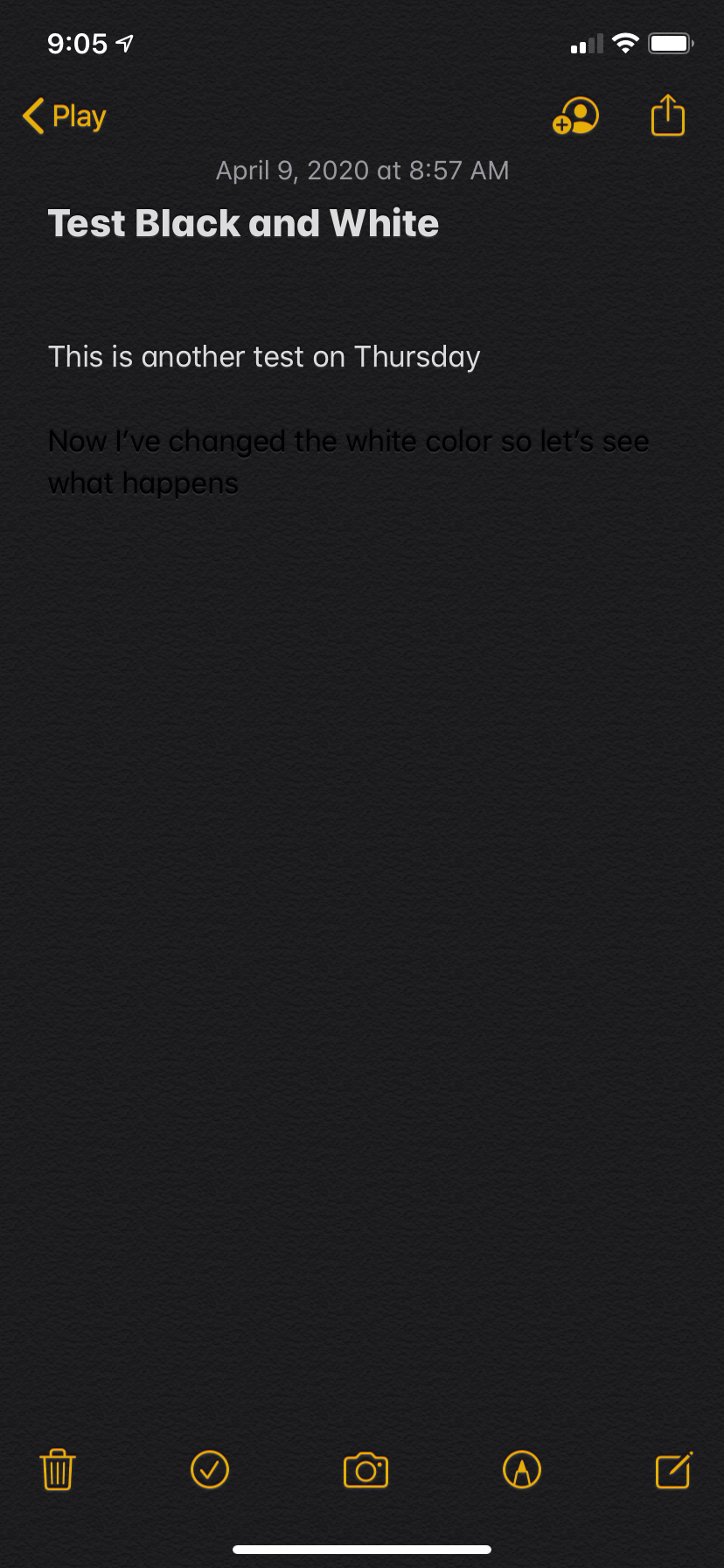 Notes text is white on my Mac but black (… Apple Community