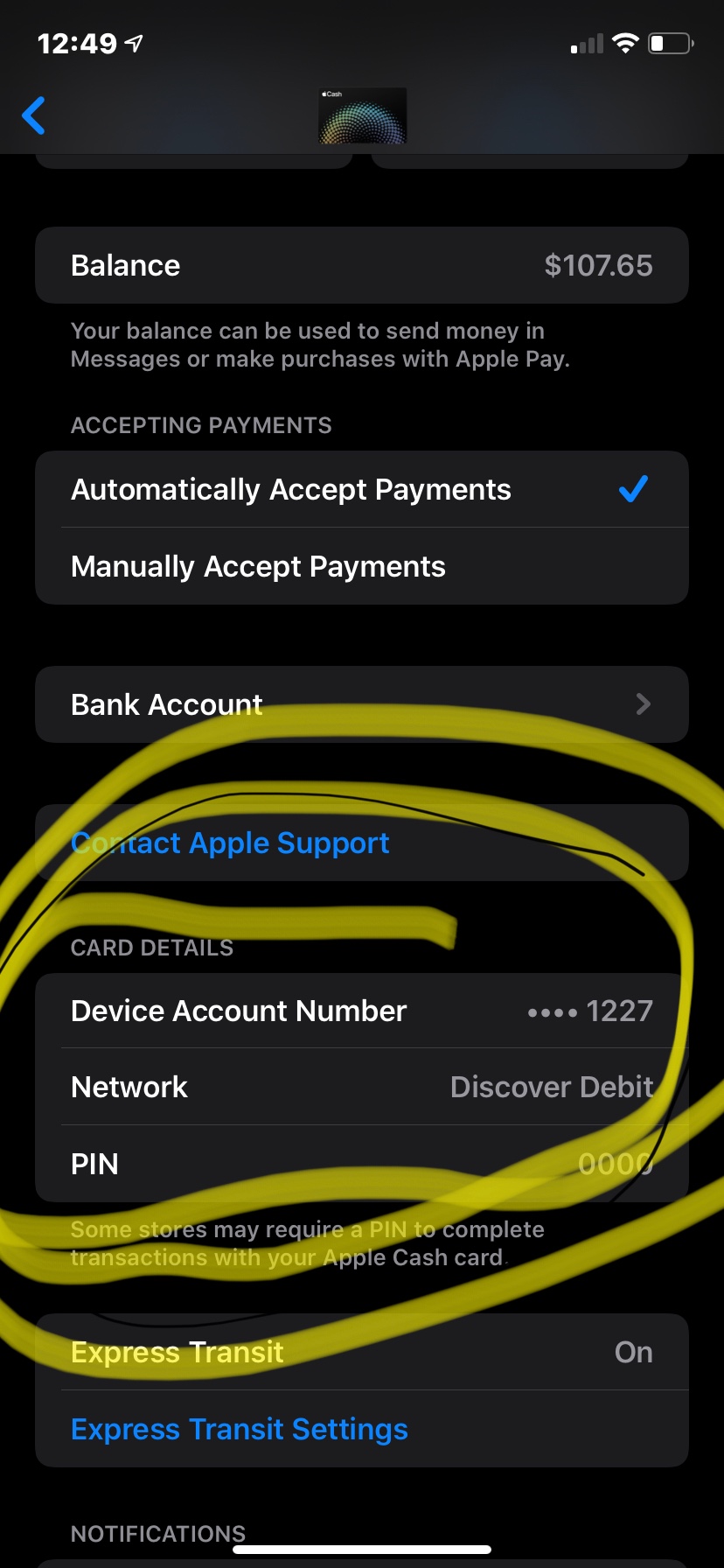 Can we provide a account and routing numb… Apple Community