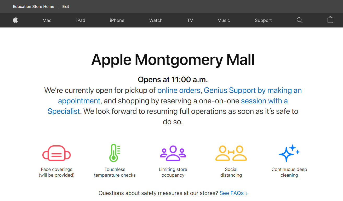Set up a store appointment Apple Community