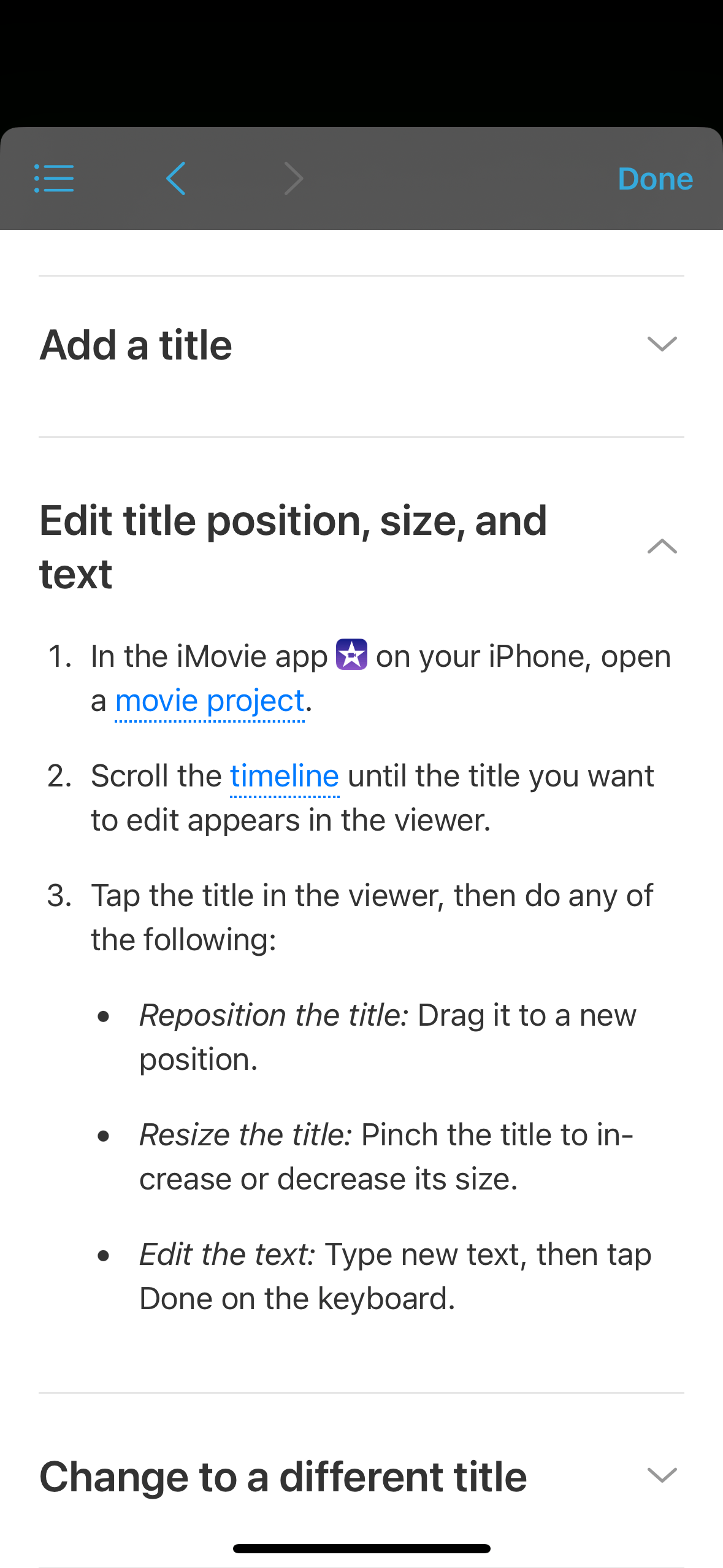 Adding More Than One Line of Title to an … Apple Community