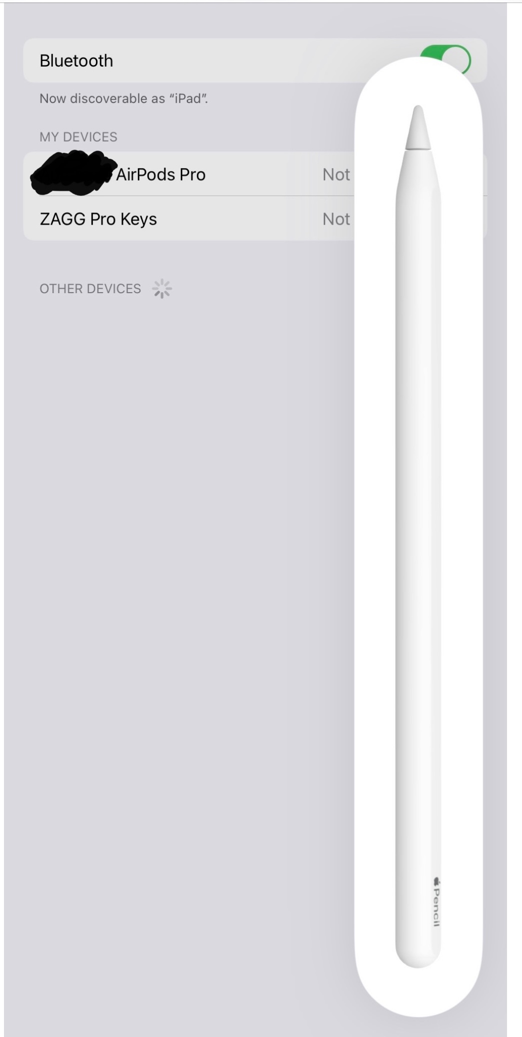 Apple pen 2 not discoverable on ipad air 4 Apple Community