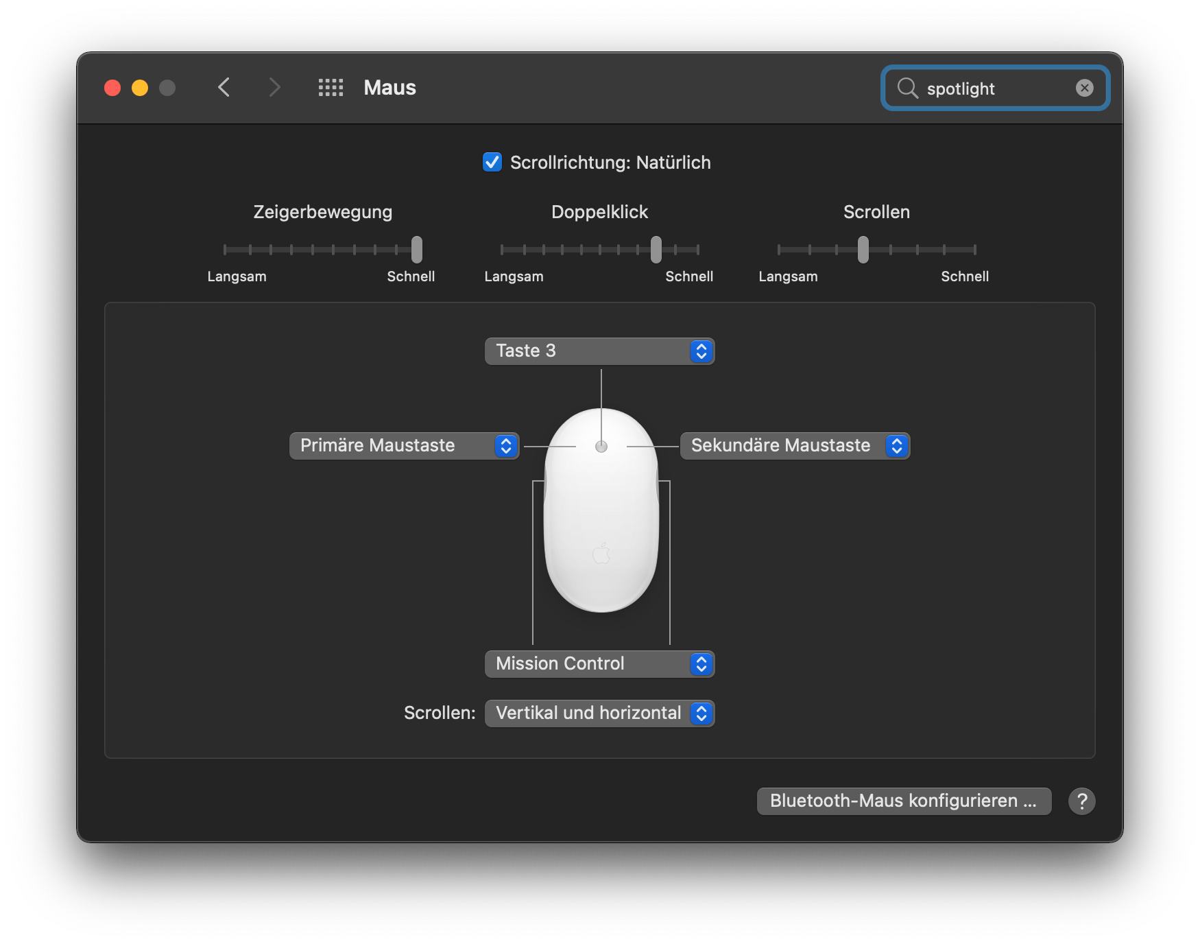 MIddle click on external mouse not workin… Apple Community