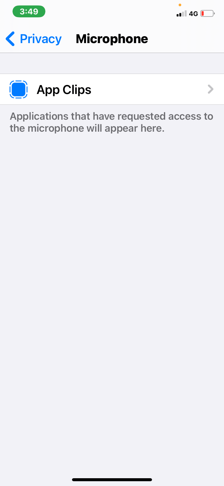 Microphone Being Used by App IPhone 11 Apple Community