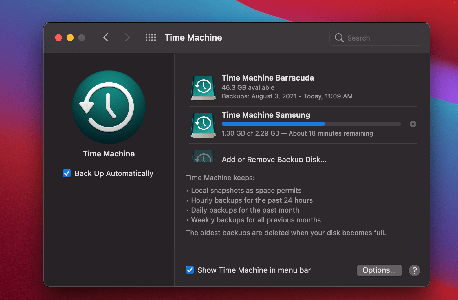 Time Machine keeps stalling during back up Apple Community
