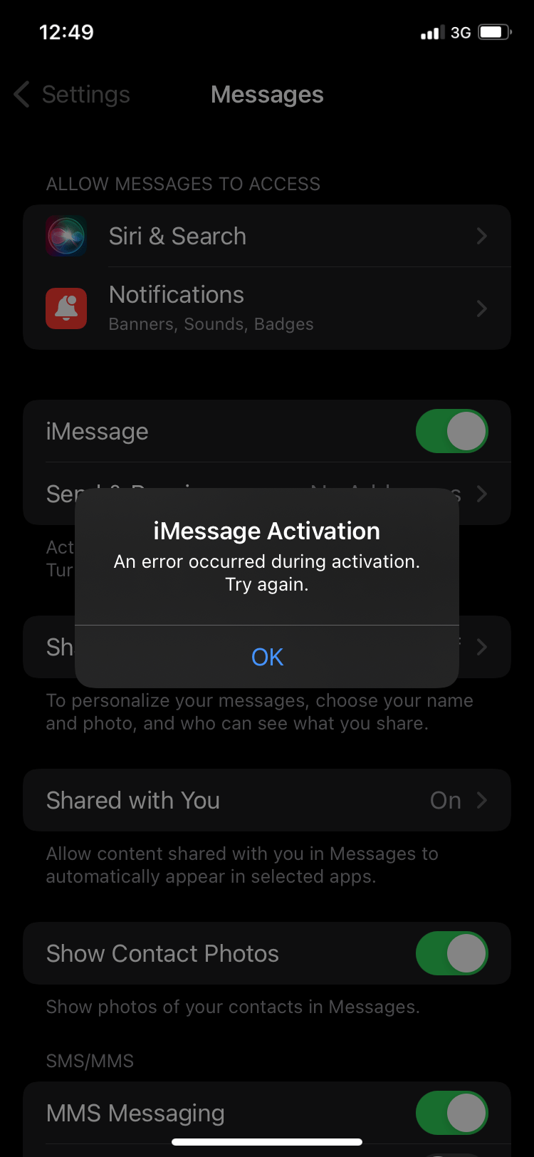 Why is my iMessage not working ?😪 Apple Community