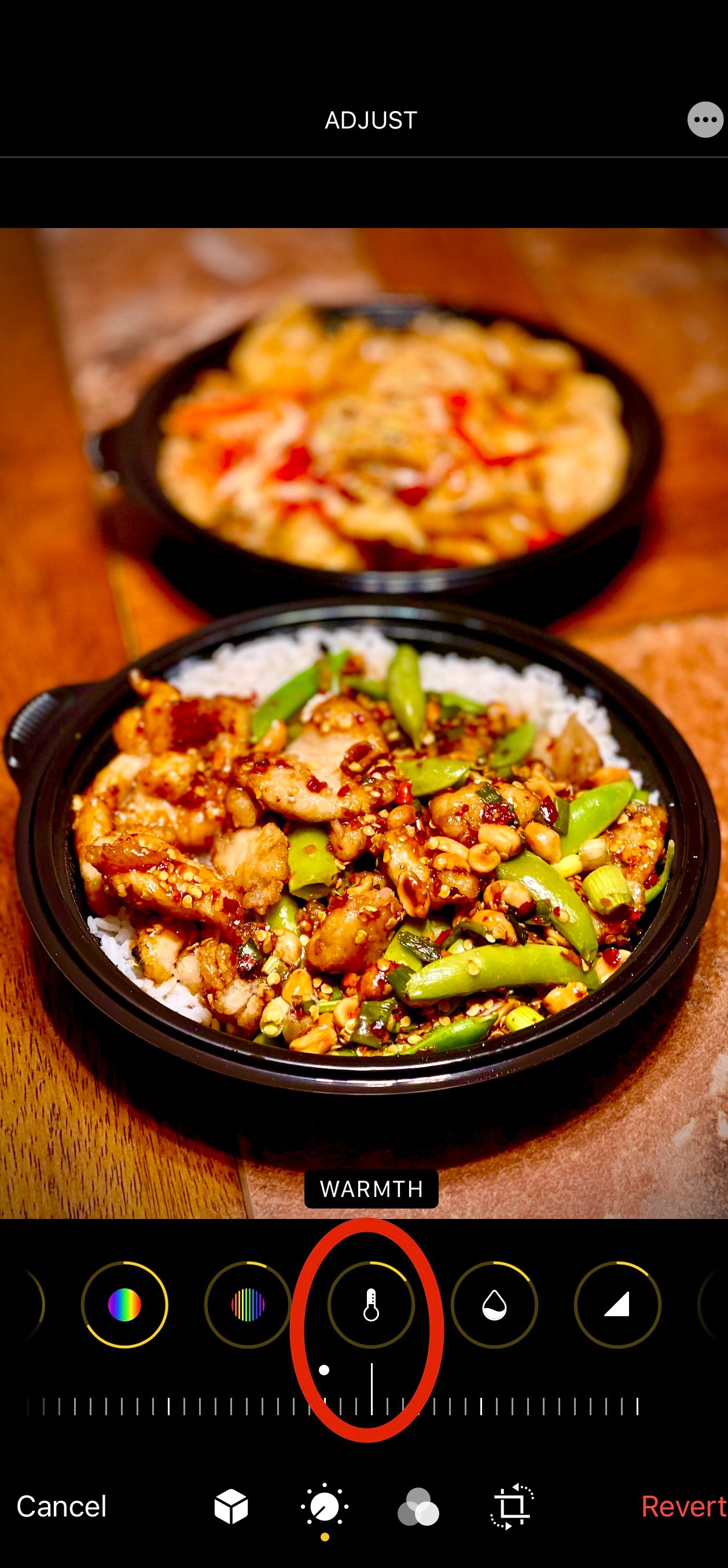 Is there an option to adjust white balanc… Apple Community