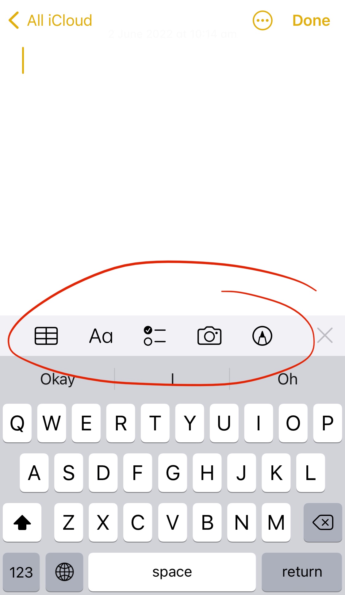 Notes Toolbar disappears randomly after i… Apple Community