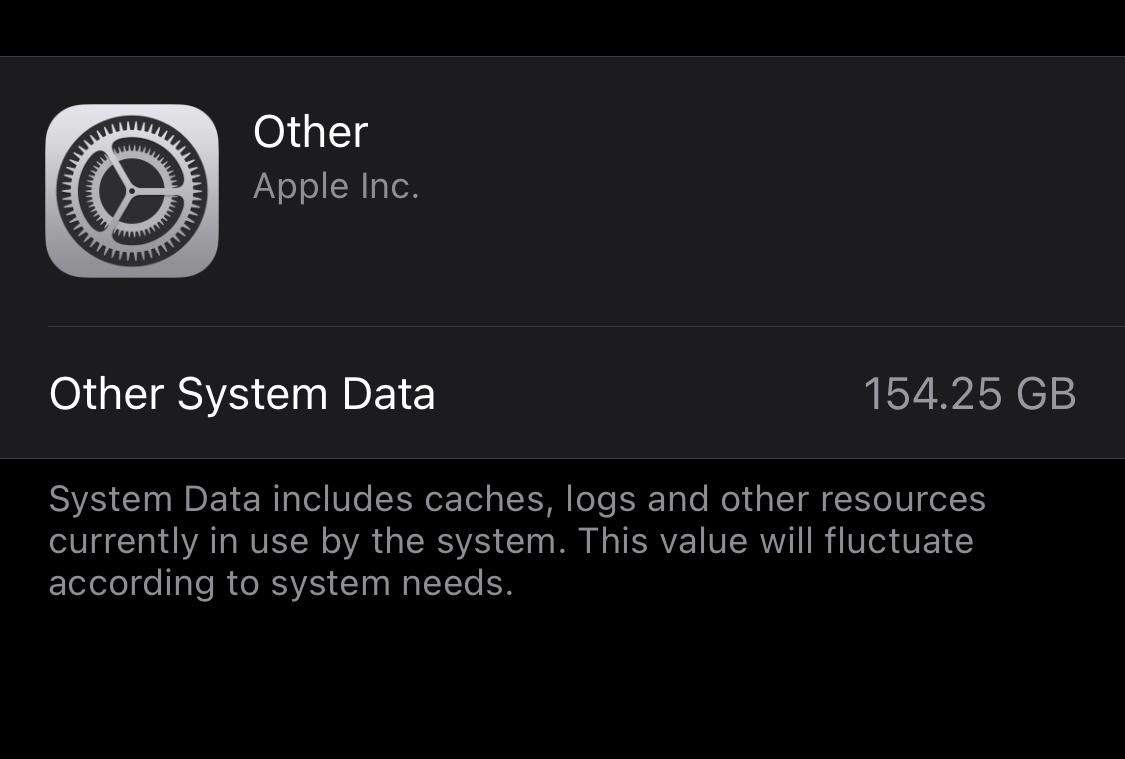 150+ GB of Other System Data Apple Community