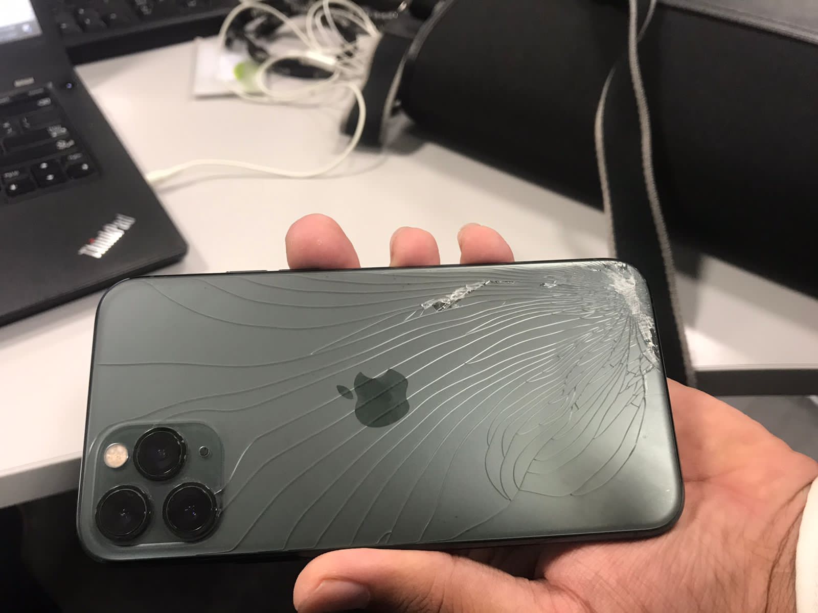 Broken my iPhone 11 Pro backside Apple Community