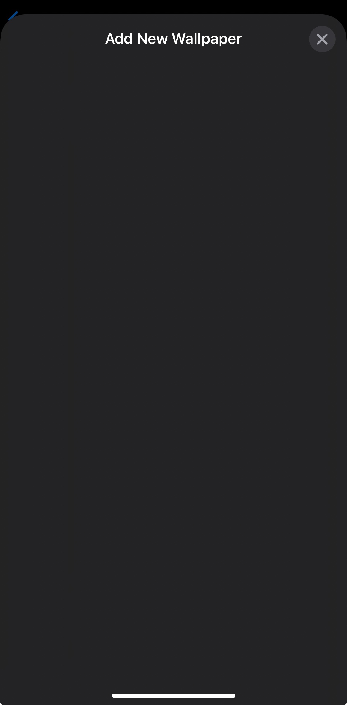 Why is “Add new wallpaper” blank in my iP… Apple Community