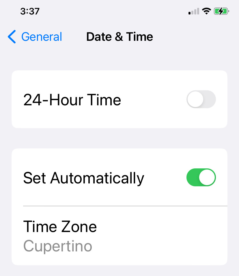 16.1.1 time keeps changing Apple Community