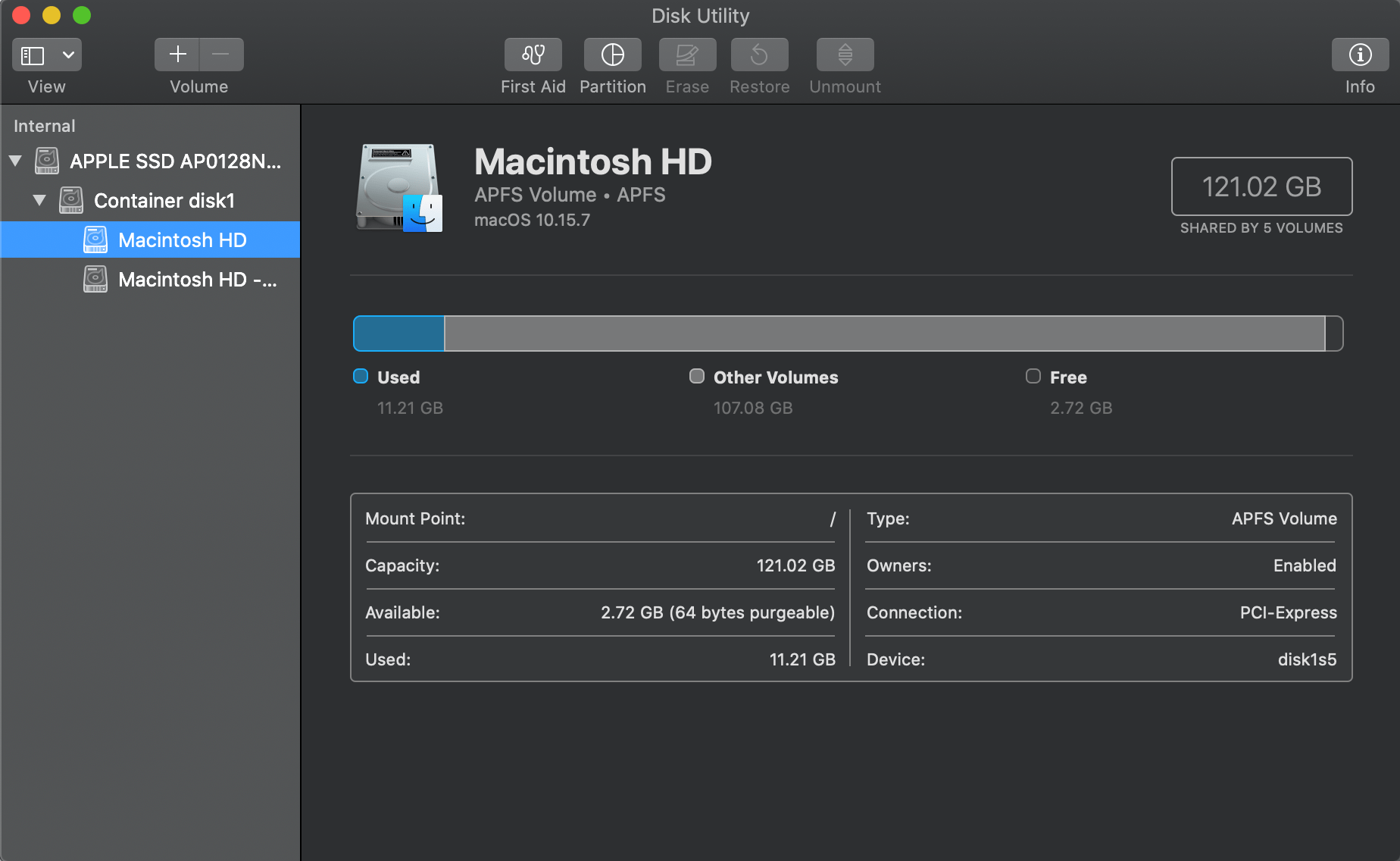 Macintosh HD Data taking up all my space Apple Community