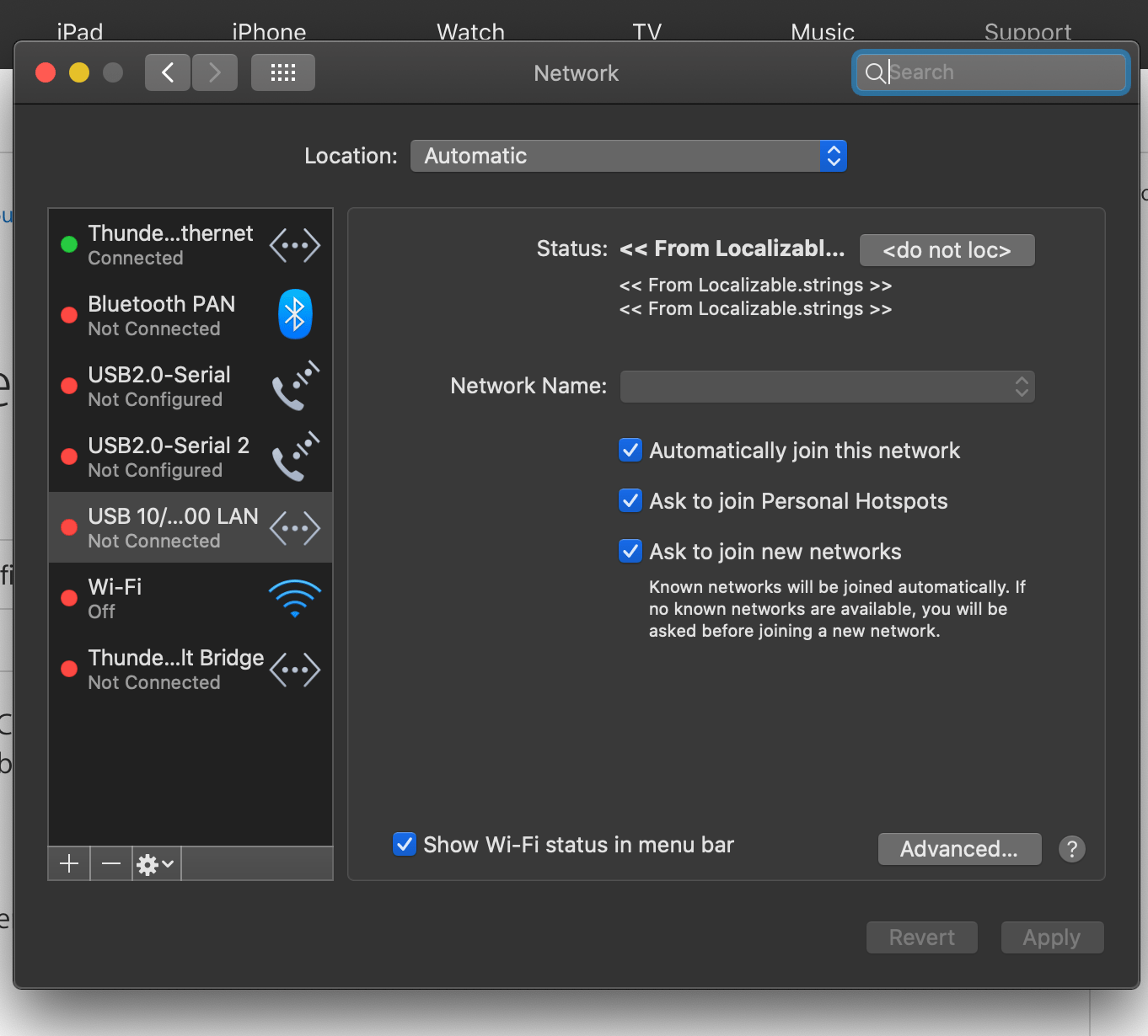 Mac OS Catalina Wifi not turning ON Apple Community
