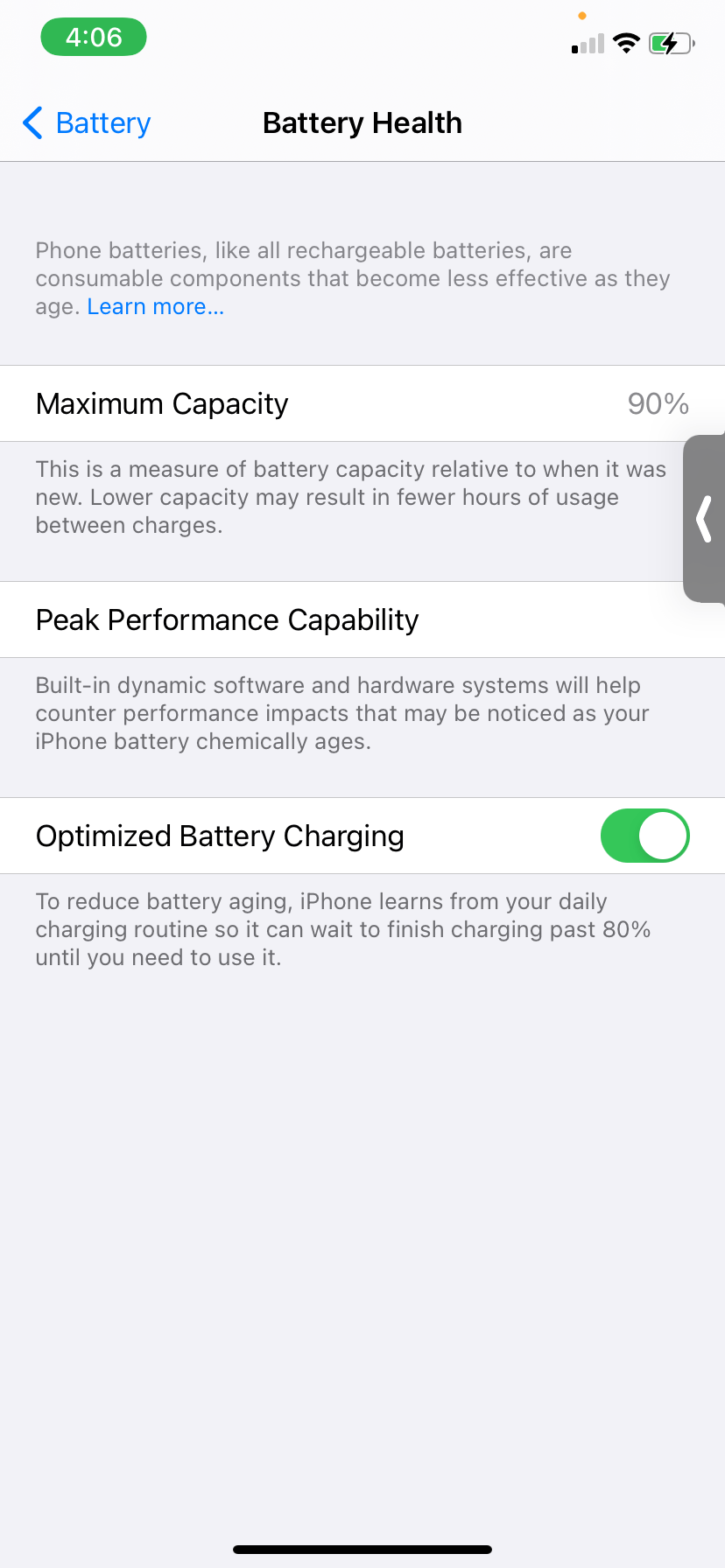 iPhone Battery Health Apple Community