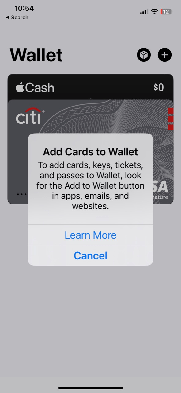 Unable to add a card. I tried to add a p… Apple Community