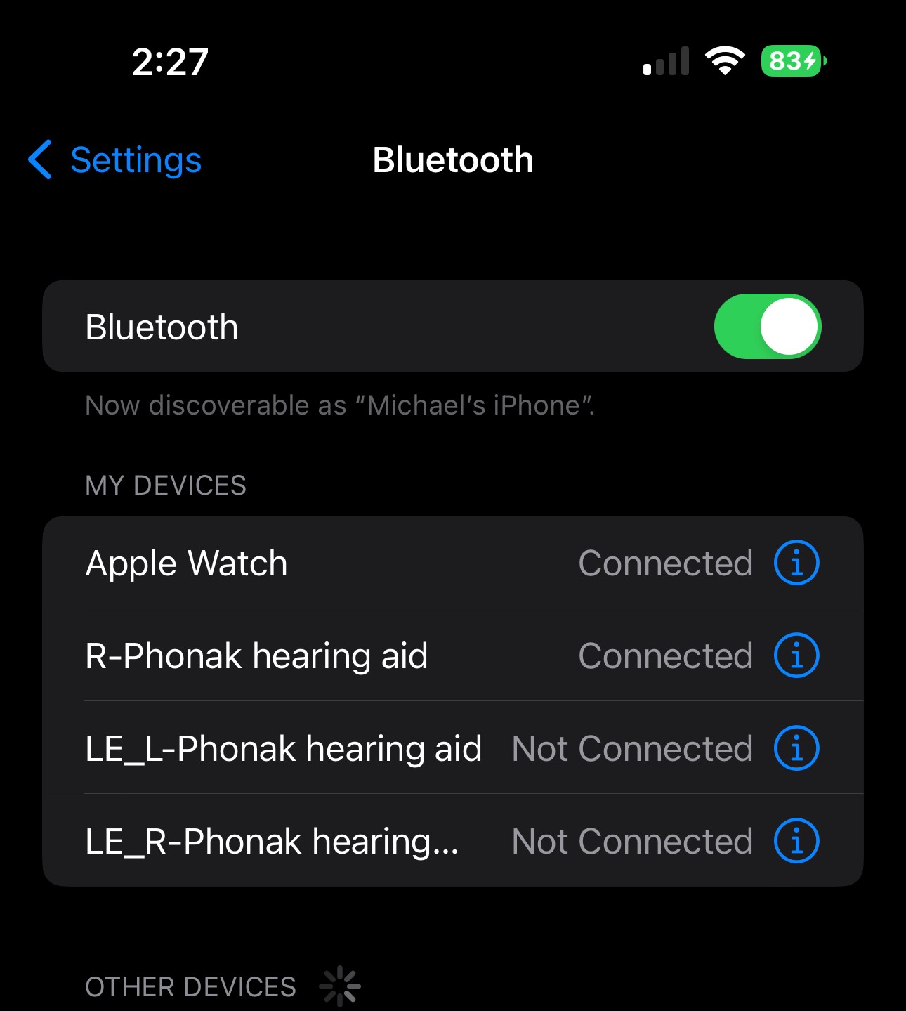 iPhone 14 and iOS 16 issues with Phonak h… Apple Community