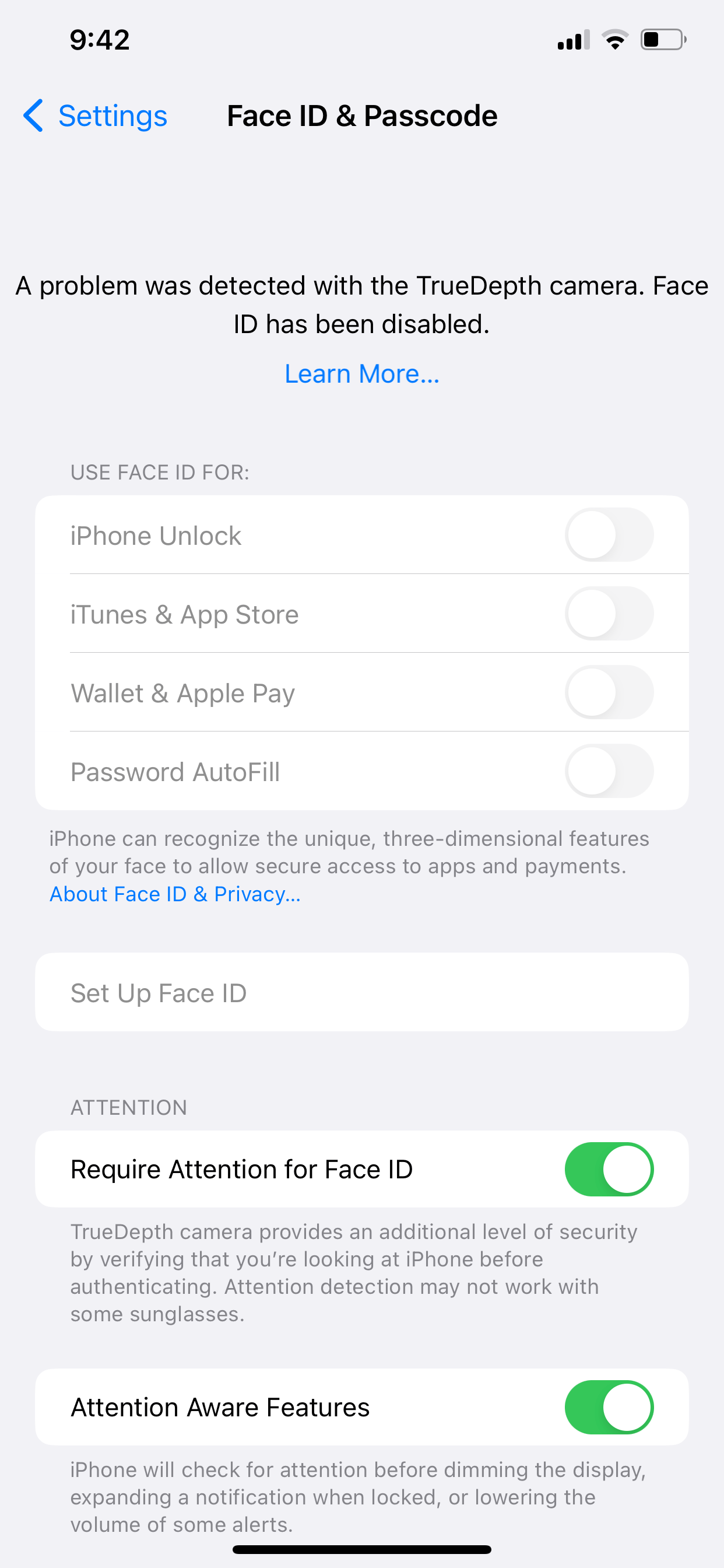 My Face ID not working Apple Community
