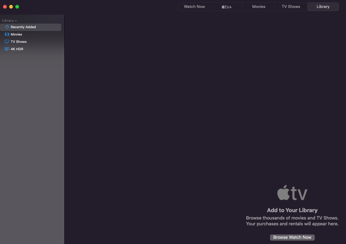 Movies not showing in Apple TV app Apple Community
