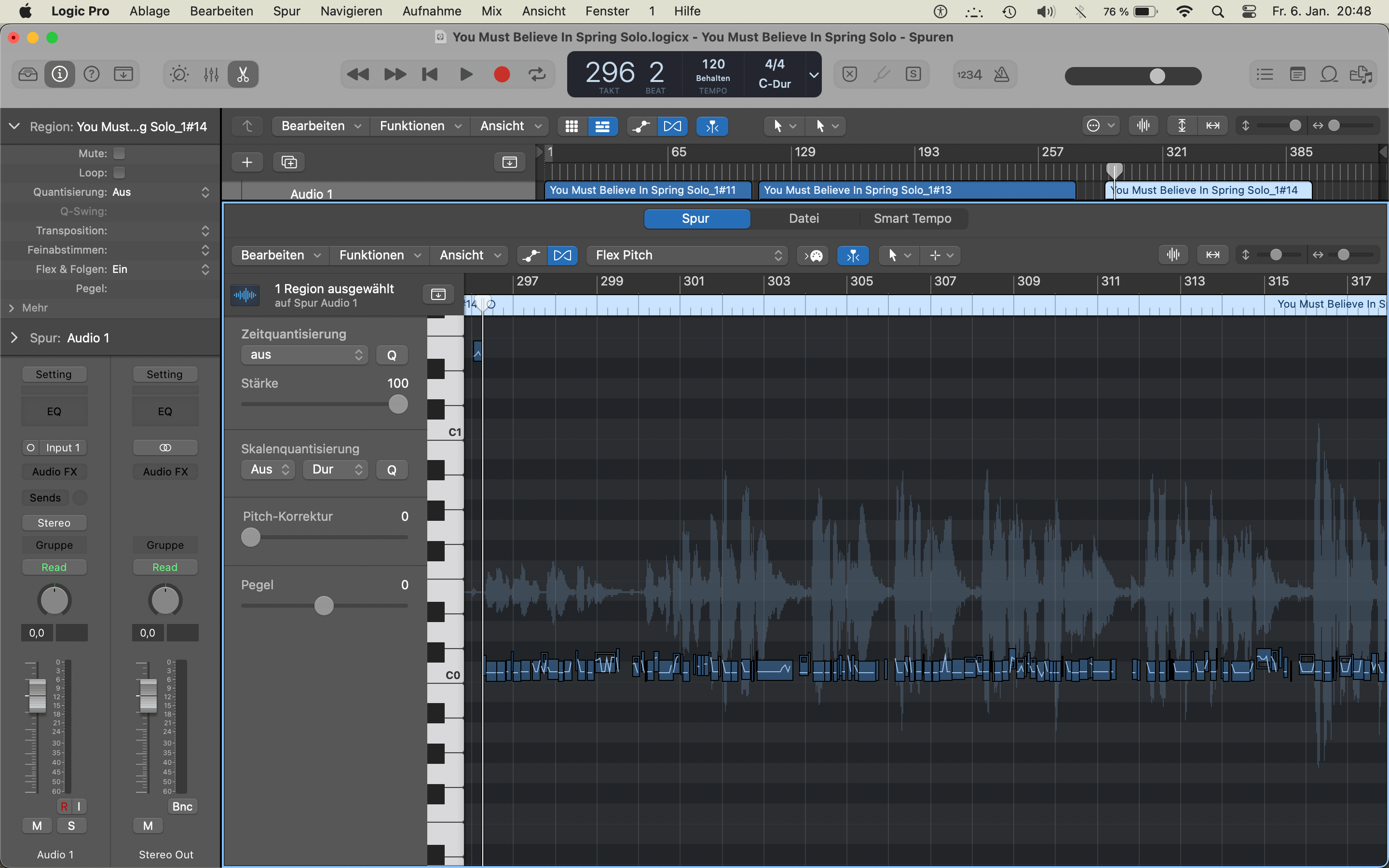 Logic Pro X Flex Pitch issues since the … Apple Community