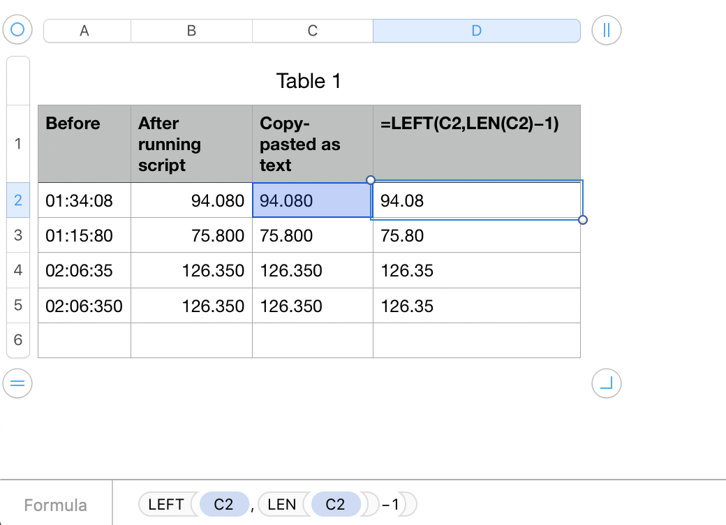 Convert minutessecondsmilliseconds into… Apple Community