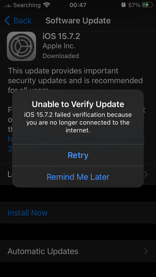 i can't uptade my iphone 7 Apple Community