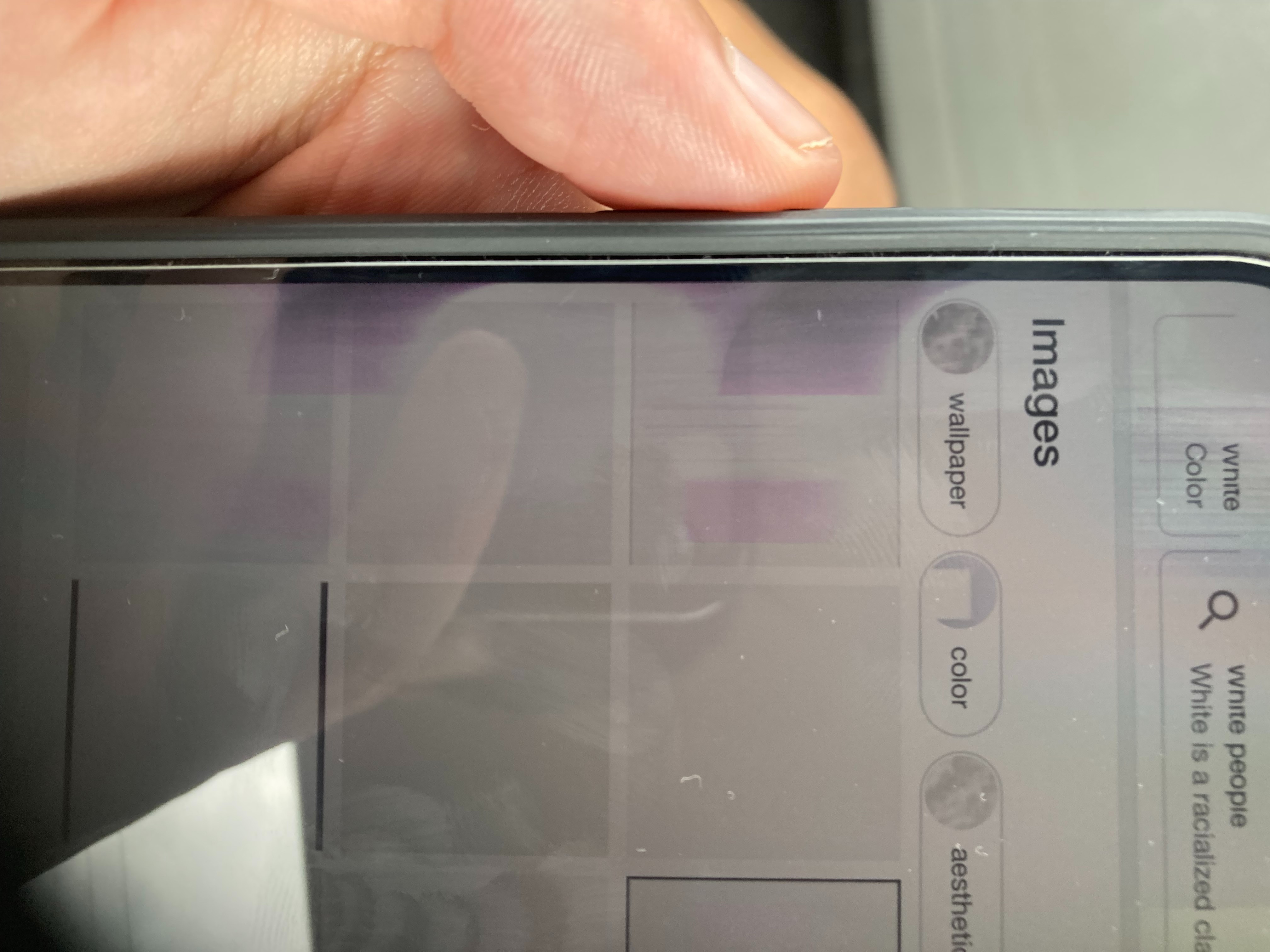 iphone 12 screen turns purple when expose… Apple Community