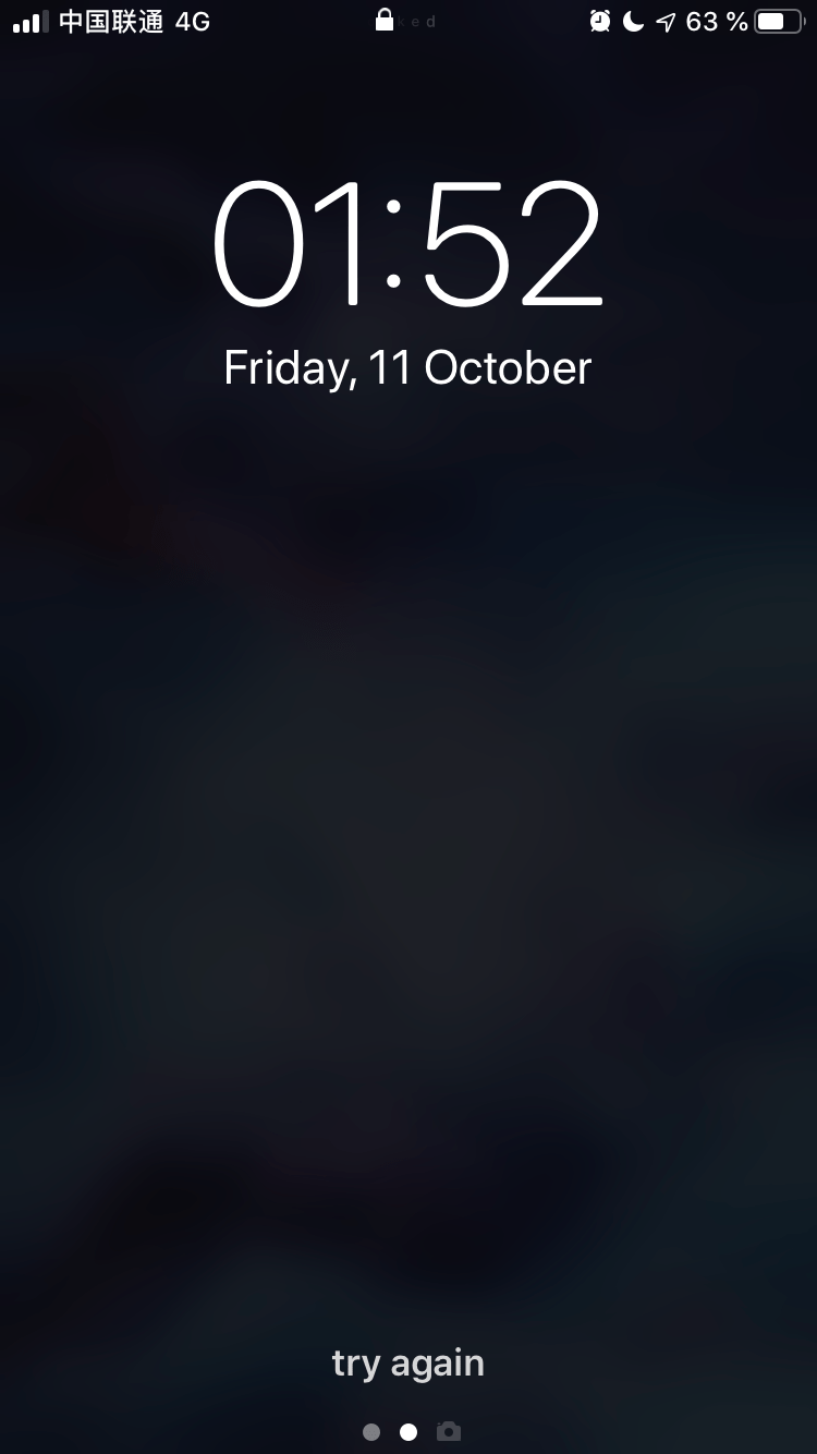 Blurred lock screen after updating to iOS… Apple Community