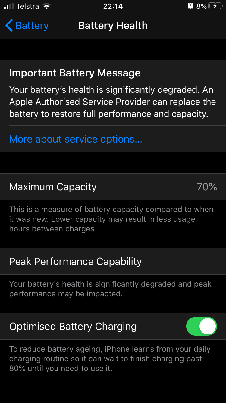 My IPhone seven battery health draining F… Apple Community