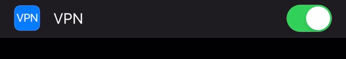 VPN arrow and refuses to turn off Apple Community
