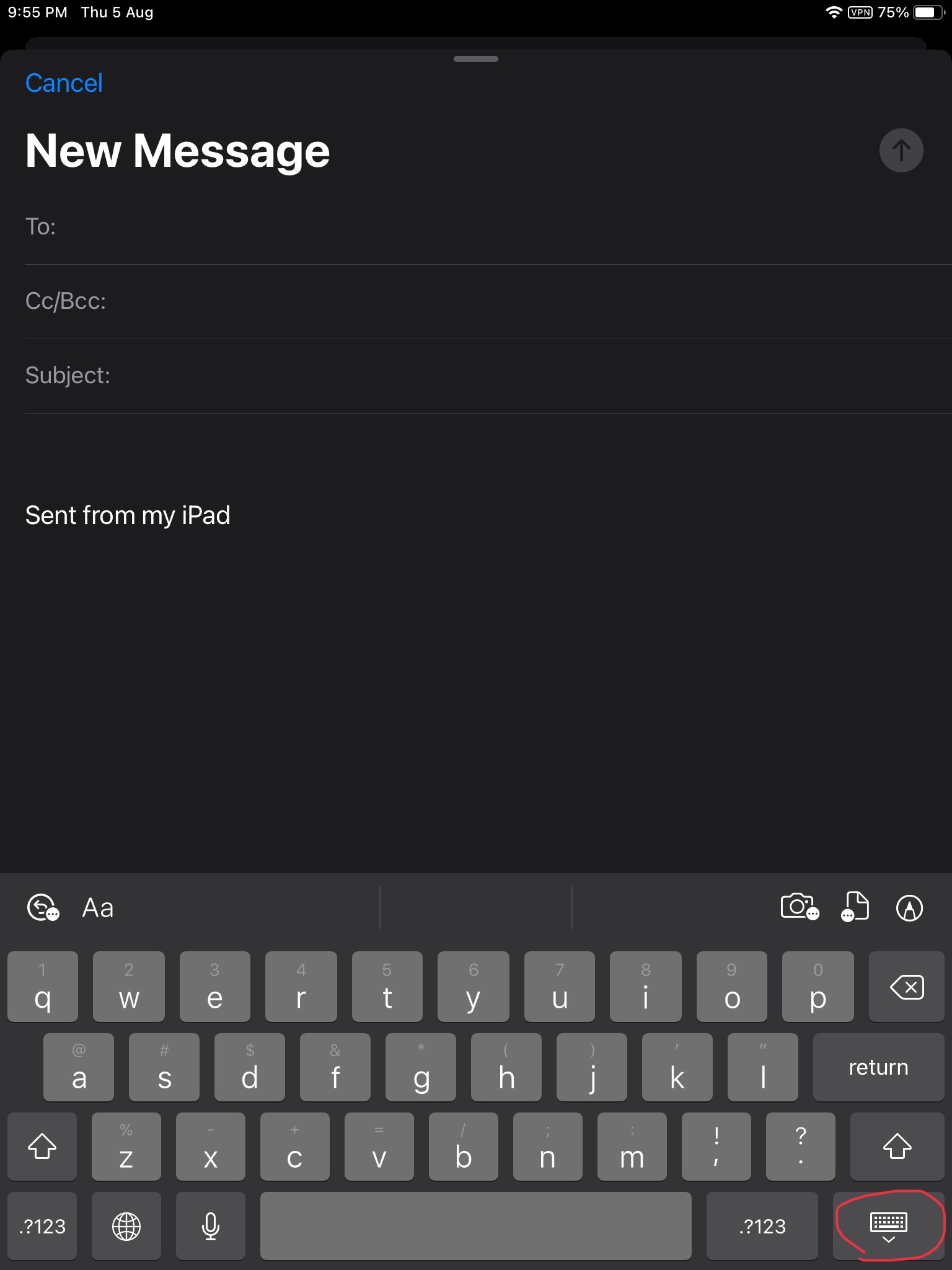Keyboard does not appear Apple Community