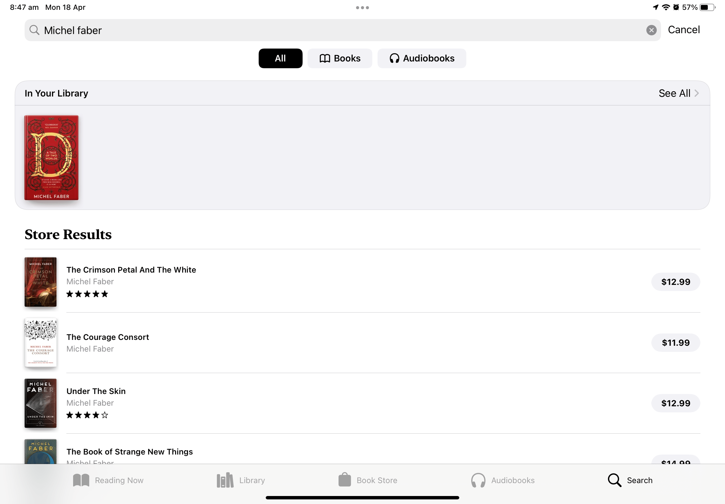 How to search my Library in ibooks Apple Community