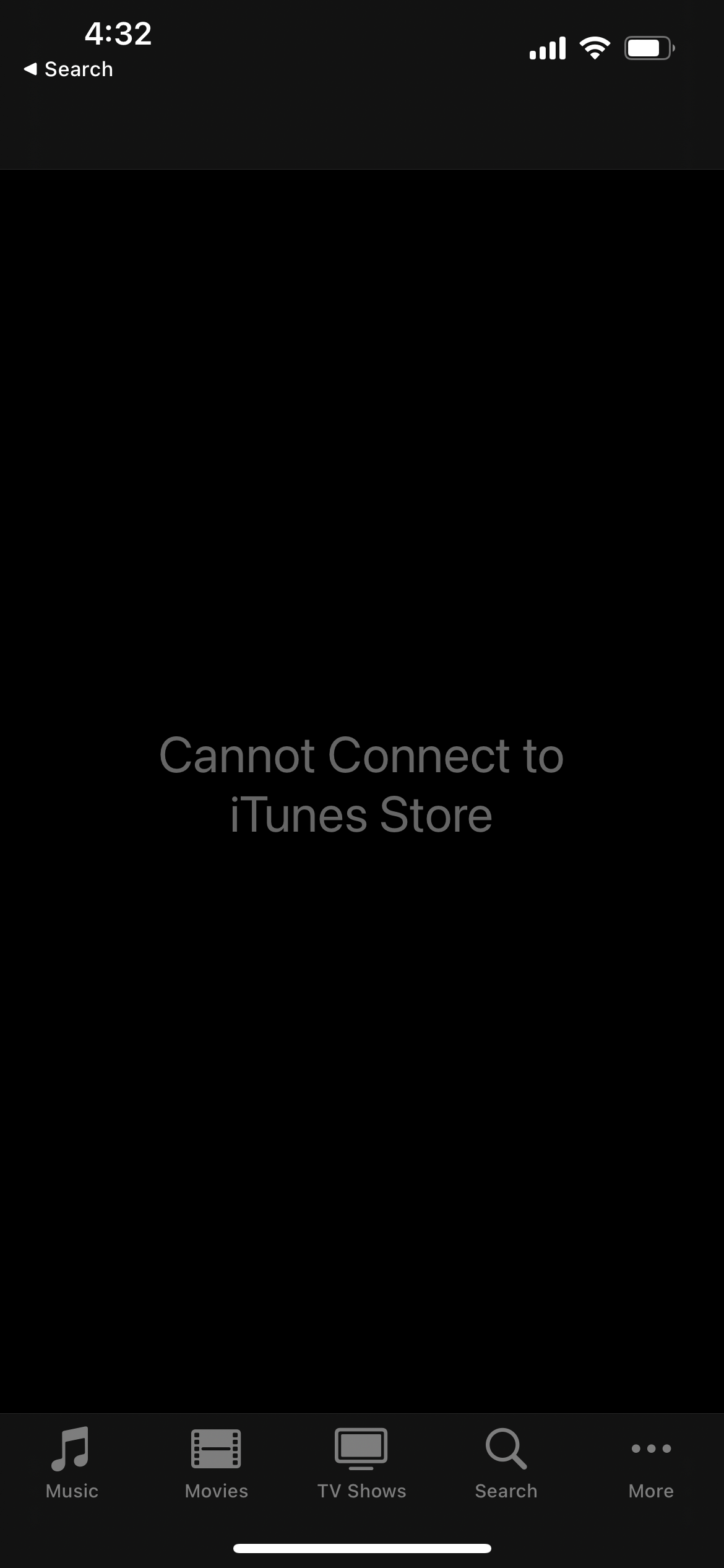 Why do I can not connect to my iTunes Sto… Apple Community