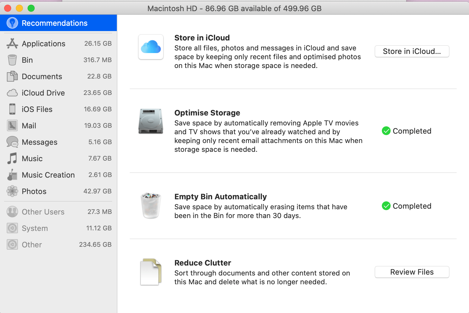 How do I get rid of "Other Storage" Apple Community
