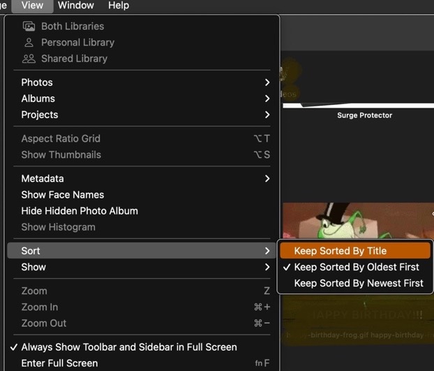 how to sort photos in alphabetical order … Apple Community