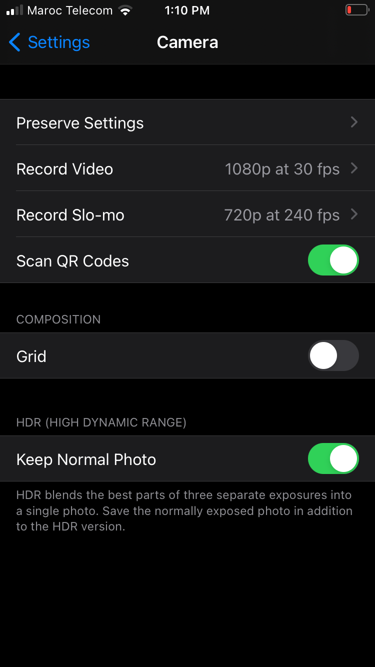Mirror front camera is not available on i… Apple Community