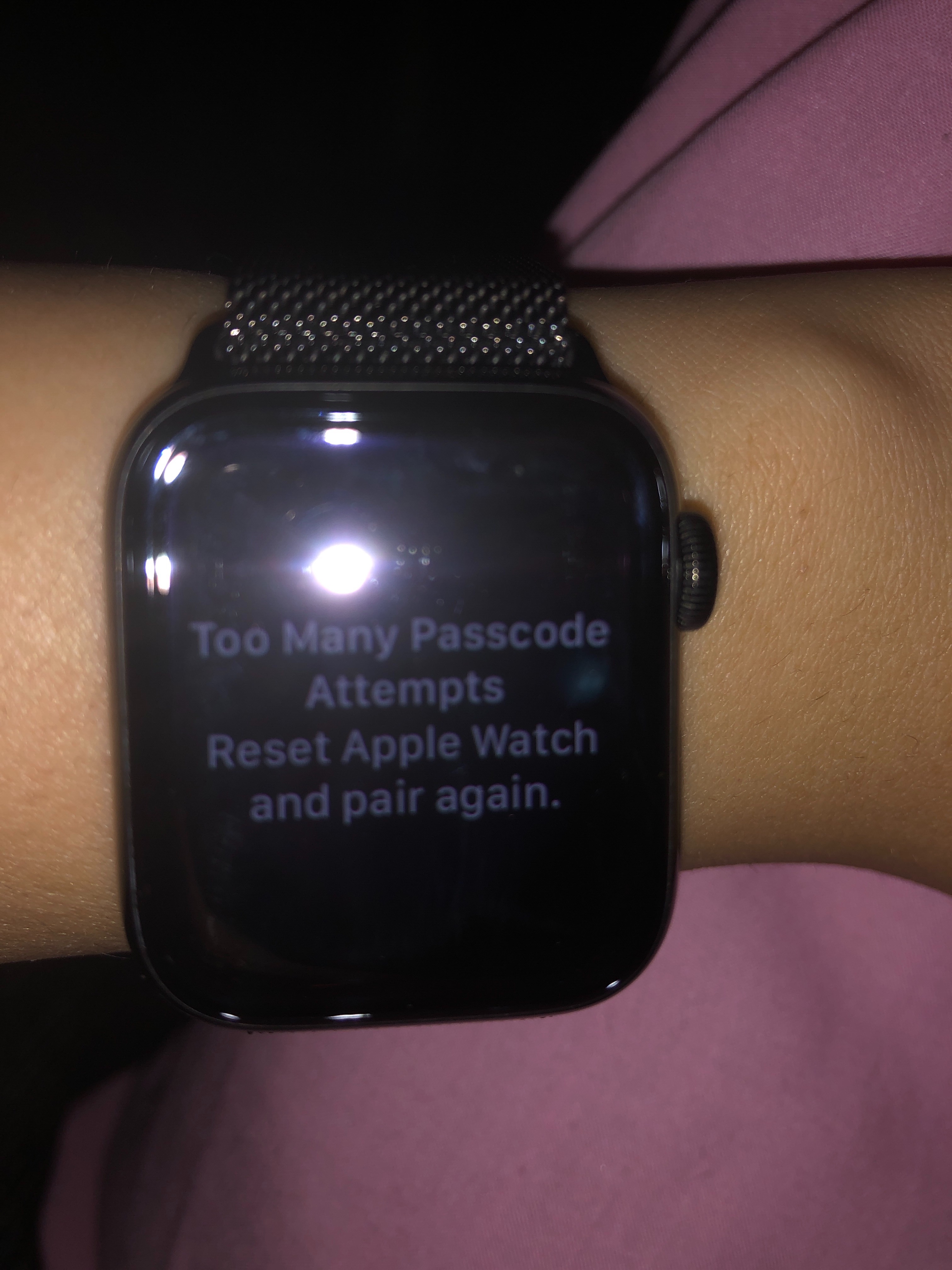 how can i reset an apple watch
