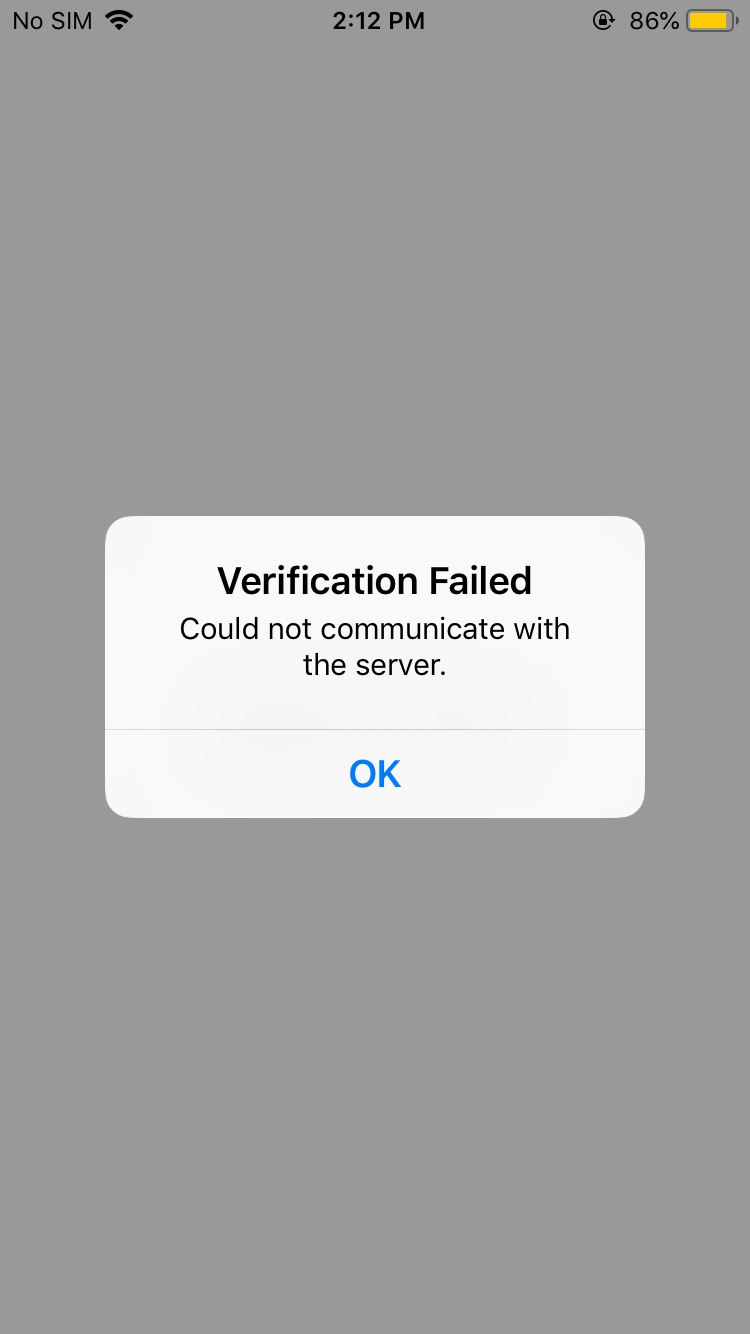Verification failed,could not communicate… Apple Community