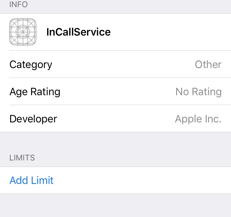 InCallService Apple Community