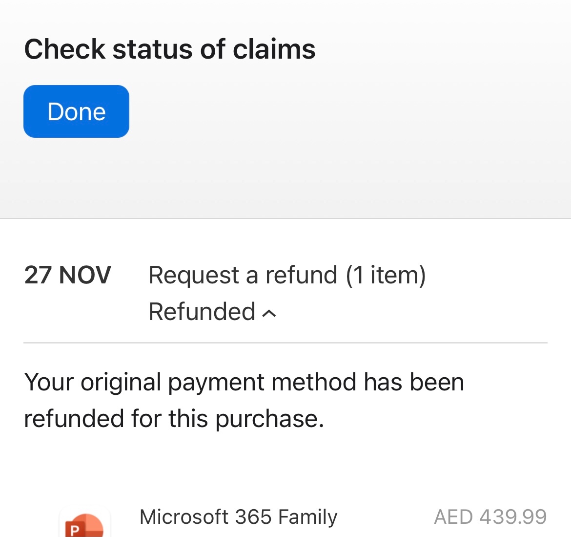 refund Apple Community