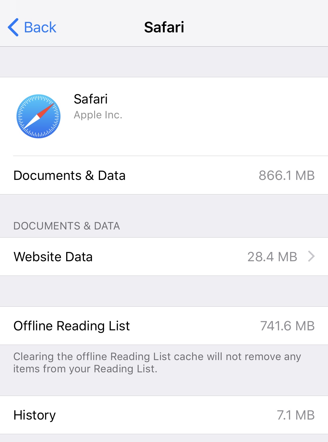 How do I clear my offline Reading List ca… Apple Community